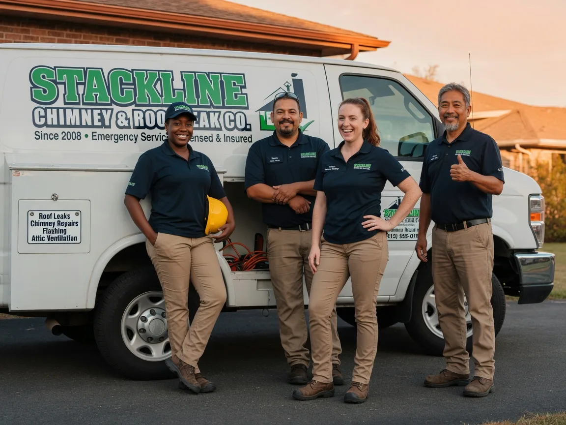 Chimney flashing repair company in La Center, WA